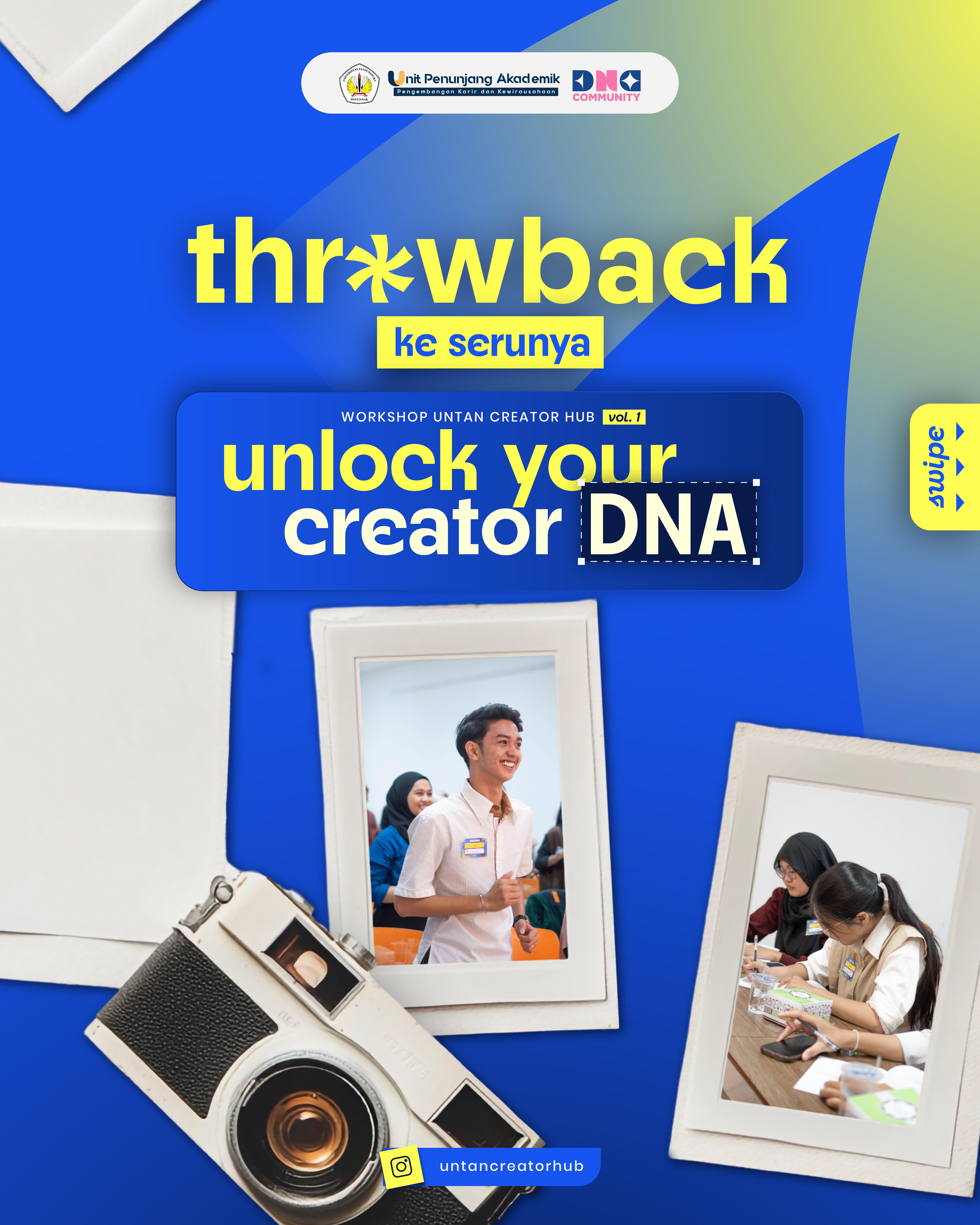 Geliat Industri Kreatif Kampus: UPA PKK Untan Bersama DNA Community Sukses Gelar Workshop 'Unlock Your Creator DNA'